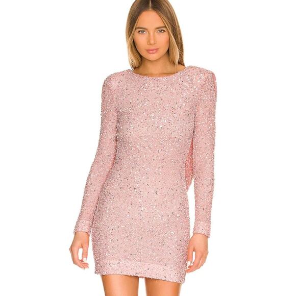 retrofete Mertzi Dress in Pastel Pink NWT Size Small - Picture 1 of 5